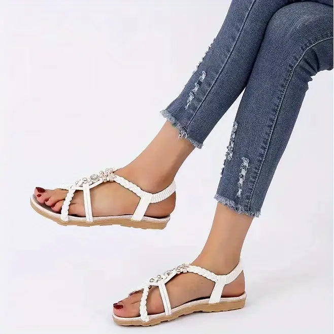 🔥AKTION: LETZTER TAG 50% RABATT – Orthopädische Damen-Sandalen im Boho-Stil
