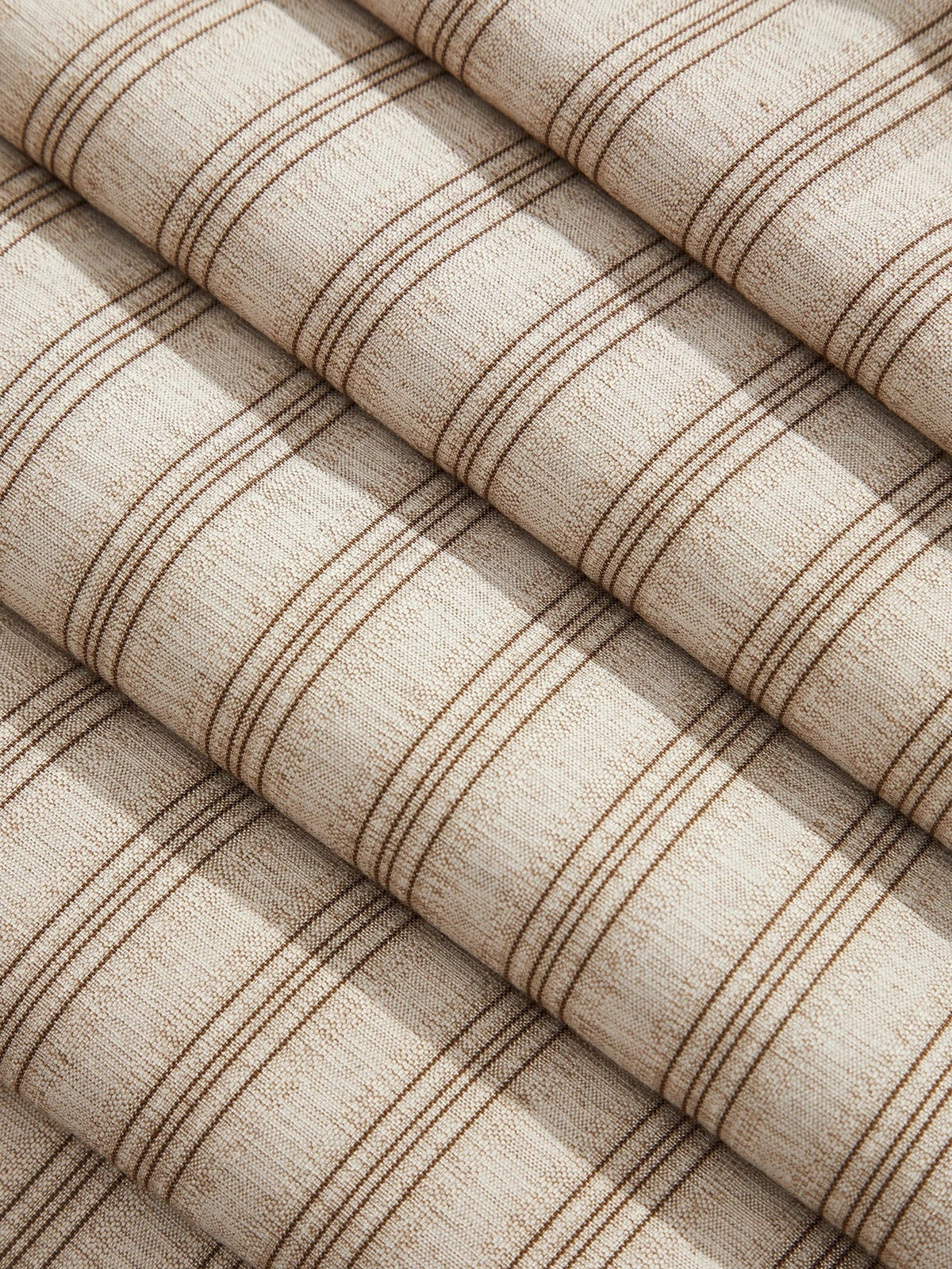 Hochtaillierte, plissierte, gestreifte A-Linien-Hose mit weitem Bein