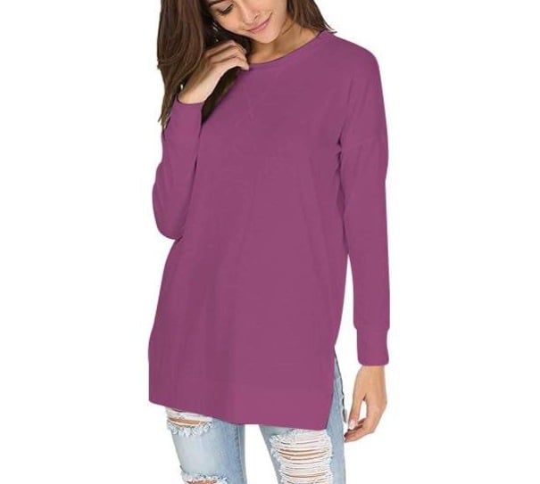 🔥Bis zu 69% Rabatt heute🔥Damen 2025 Rundhals Plus Size Freizeit Alltags-Oberteile