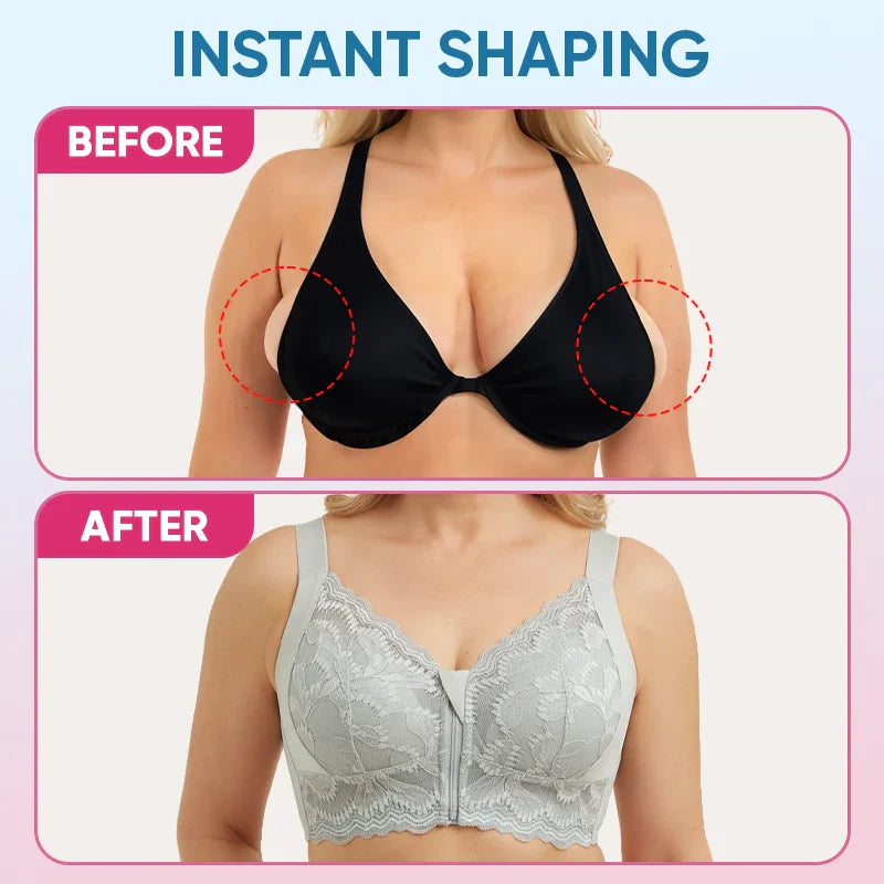 ZipLacy - CHRISTMAS SALE 70% OFF - Ultra Soft Front Zip Wireless Lifting Bra