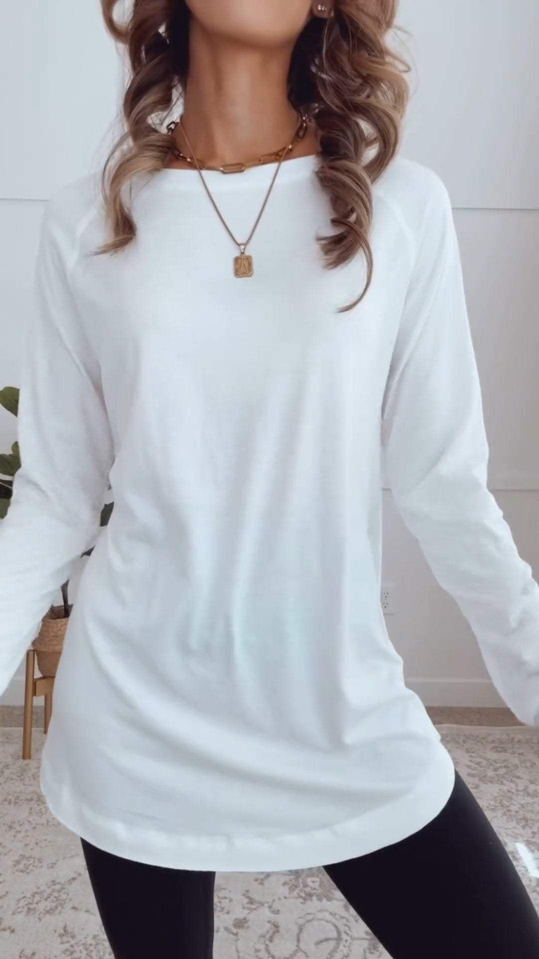 🔥Bis zu 69% Rabatt heute🔥Damen 2025 Rundhals Plus Size Freizeit Alltags-Oberteile