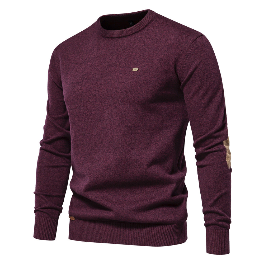 Herren Pullover mit Rundhalsausschnitt