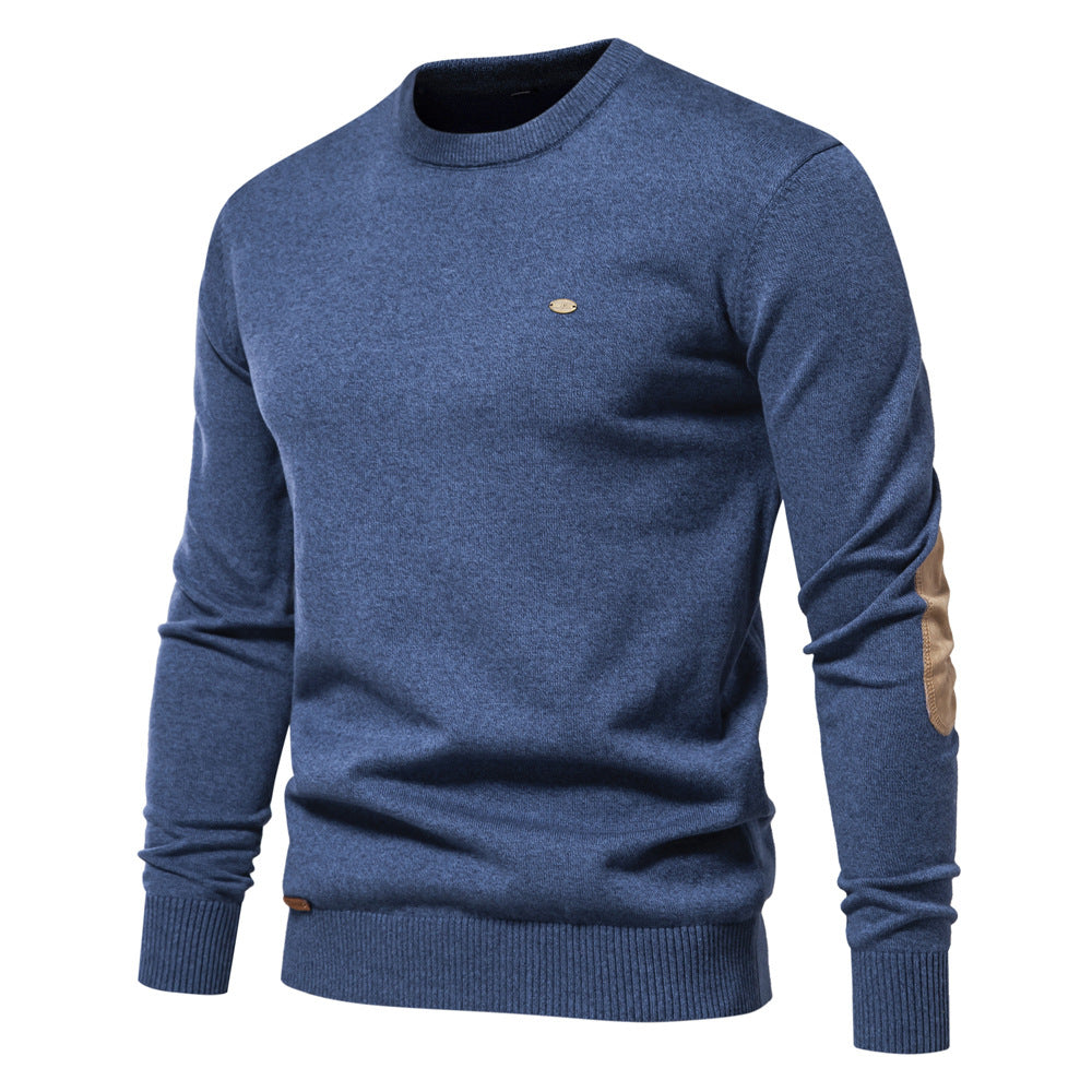 Herren Pullover mit Rundhalsausschnitt