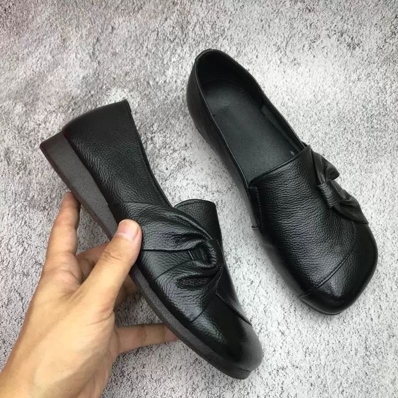 💖Letzter Tag Aktion 60% RABATT - Damen Lederschuhe mit weicher Sohle und rutschfester Laufsohle