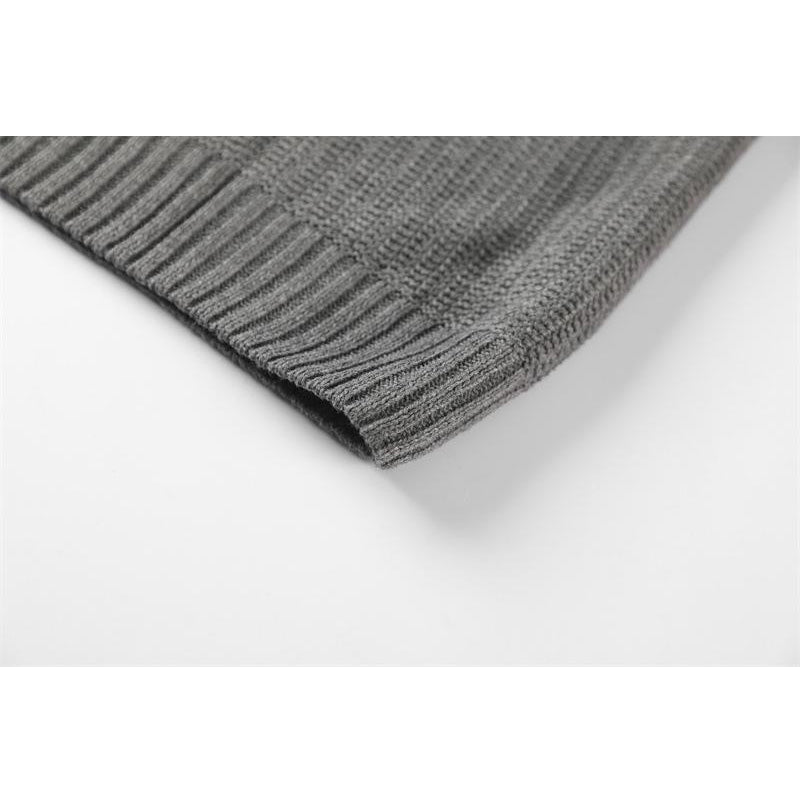 Herren Colorblock Gestreifter Slim Fit Rundhals Pullover