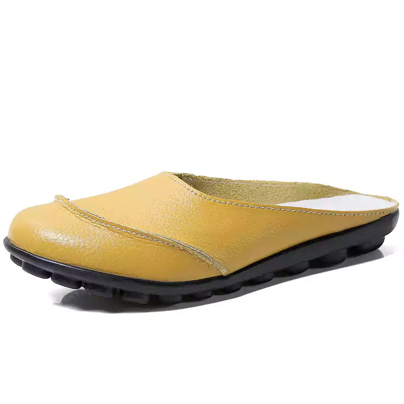 LetcloTM Leder weiche Sohlen Bequeme flache Sandalen