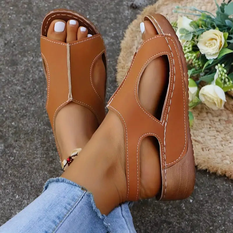 🔥Letzter Tag Aktion 50% RABATT - Damen Neue Sommer Strass Offene Zehen Orthopädische Sandalen
